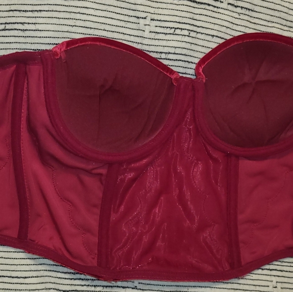 Victoria's Secret 34B corset padded top with hook closure on back - Picture 3 of 8